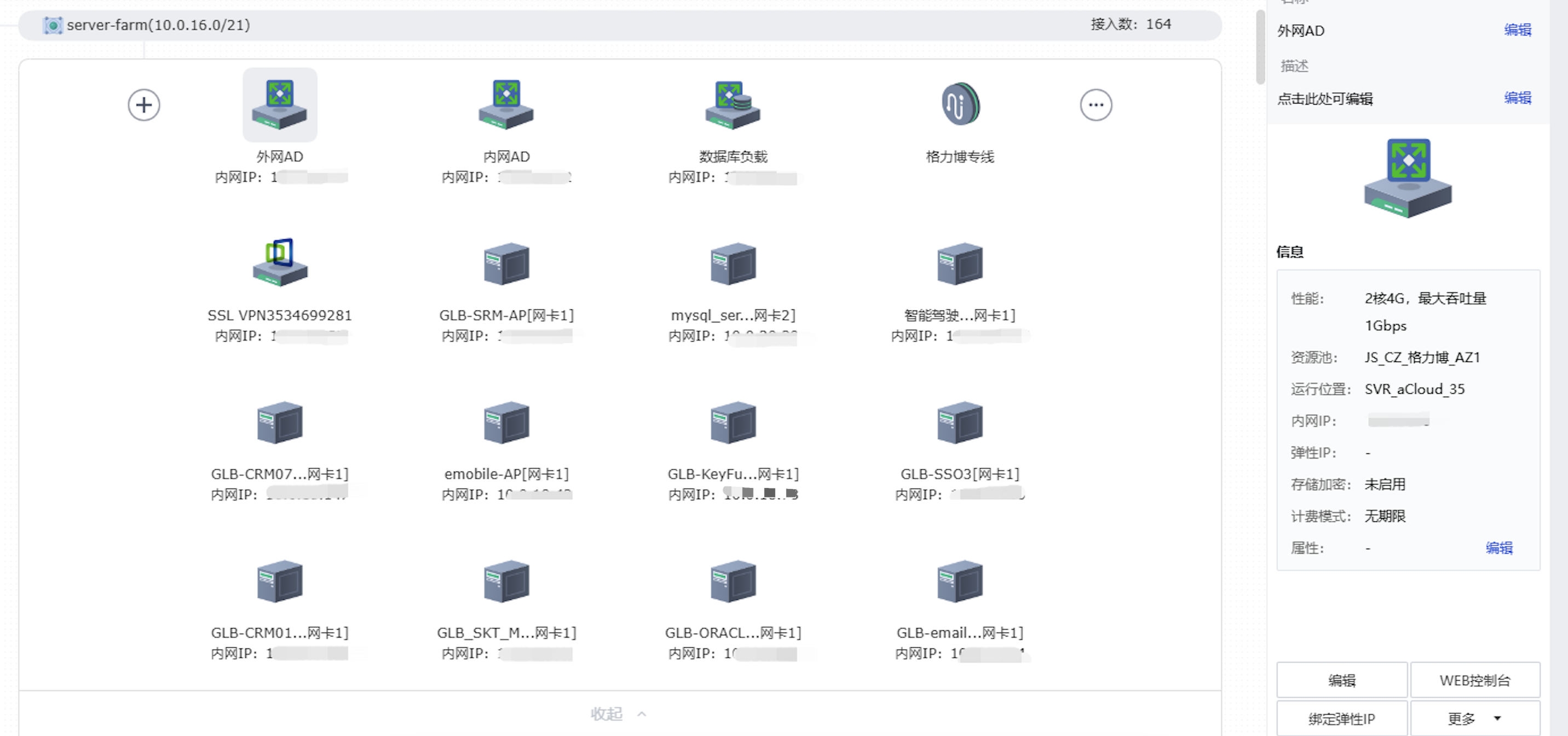 内外网负载规划