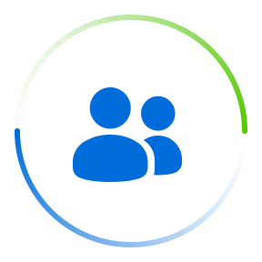 双色渐变圈环_用户