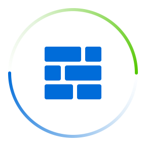 双色渐变圈环_防火墙