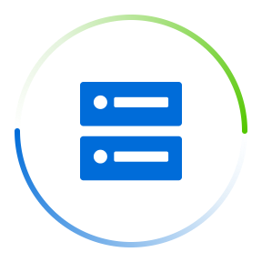 双色渐变圈环_服务器