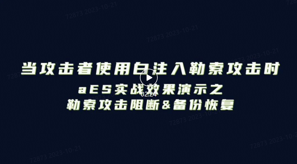 aES实战效果演示